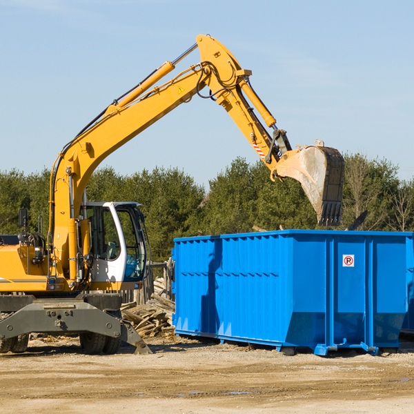 are there any additional fees associated with a residential dumpster rental in New Site Alabama